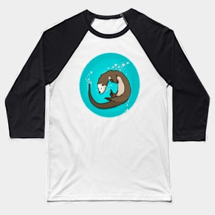 Sea Otter Spin Baseball T-Shirt